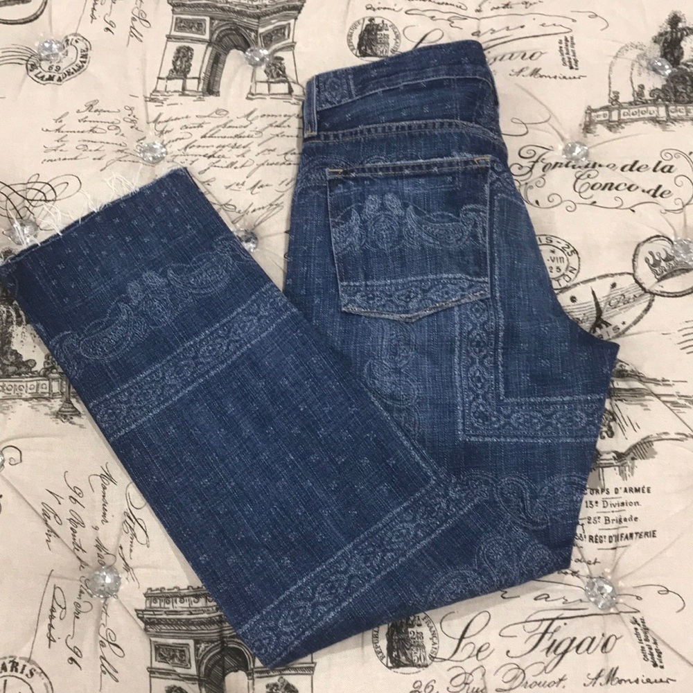 🎁 Current/Elliott Unisex Straight Leg Jeans - Picture 7 of 9